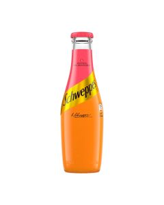 Pink Grapefruit Soda Glass Bottle