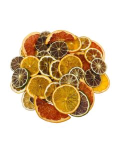 Utama Dehydrated Citrus 50 Piece Dried LemonLimeOrangeGrapefruit CocktailFood Garnishing Citrus Potpourri Mixed Dried Fruit Box