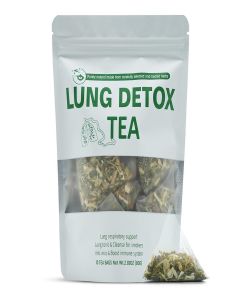 Aromlife Lung Detox Tea, Mullein Tea Bags for Lungs for Smokers Lung Detox & Cleanse, Herbal Tea Bags, Flos Lonicerae, Radix Ginseng, Lung Congestion Relief, 10 Individual Tea Bags