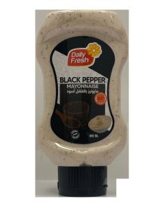 Daily Fresh Mayonnaise Squeezy Blk Pep