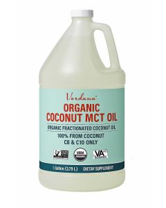 Verdana USDA Certified Organic Coconut MCT Oil Fractionated Coconut Oil No Palm Kernel Used Kosher Food Grade NonGMO Great for Keto and Paleo Diets 1Gallon