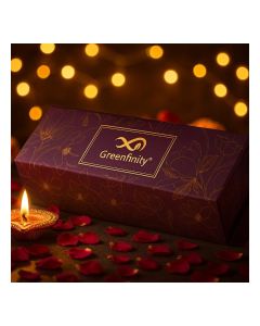 Greenfinity Rakhi Special Dry Fruits Gift Hamper for Brother & Sister / Rajasthani Gift Box / Almonds, Cashews & Cranberries (200g x 3) 600g