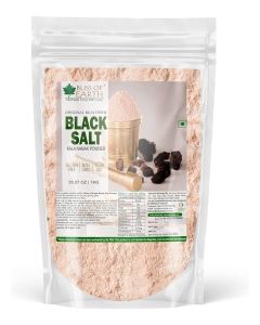 Traditional Kiln Fired 1kg Black Salt Powder Kala Namak Non Iodized for weight loss & Healthy Cooking, Natural Substitute of White Salt