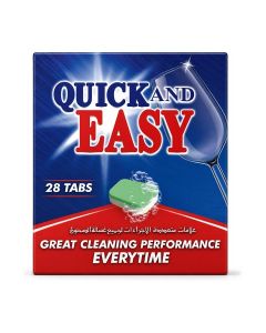 Quick And Easy Dishwasher Tablets 28's