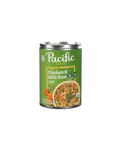 Pacific Foods Organic Chicken and Wild Rice Soup 163 oz Can