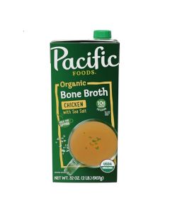Pacific Foods Organic Chicken Bone Broth With Sea Salt 32 oz Carton