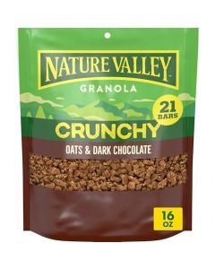 Nature Valley Crunchy Granola Oats and Dark Chocolate Granola Resealable Snack Pouch 16 oz