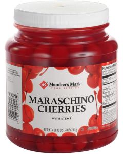 Member's Mark Maraschino Cherries with Stems - 74 Ounce Jar