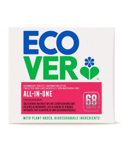 Dishwasher Tablets Lemon and Mandarin Scent - 68 All in One Tablets
