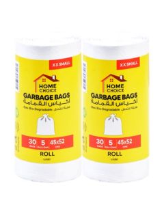 5 Gallons, Garbage Bags Roll, Size 45*52, Pack of 2, Office Bin Bags, XX Small Bin Bags