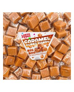 LaetaFood Classic Chewy Caramel Squares Candy