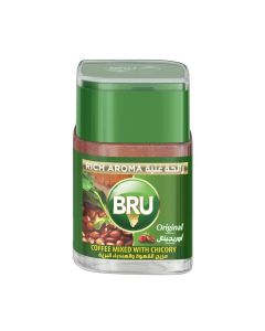 BRU Original Instant Coffee Mixed with Chicory - Rich Aroma 50Gm