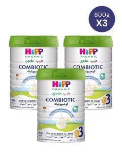 Hipp Organic Stage 3 Combiotic Growing Up Formula From 1-3 Years 800G Pack Of 3