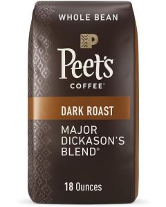 Peet's Major Dickason Dark Roast Whole Bean Coffee - 18oz