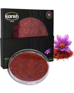 Karish Saffron Super Negin Grade 1 – Premium Aromatic Spice, 20g – Authentic, Pure