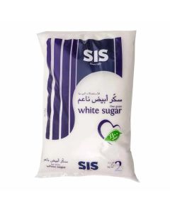 SIS white sugar fine grain, 2 Kg