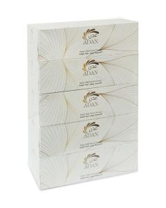 Super Soft Facial Tissues - 2 Ply x 100 Sheets Pack of 5