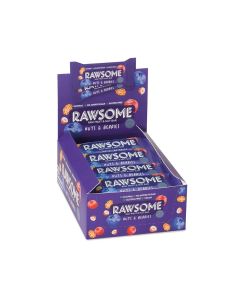 Rawsome Nuts & Berries Fruit & Nut Bar / Natural / Gluten Free / No Added Sugar / 16x40g
