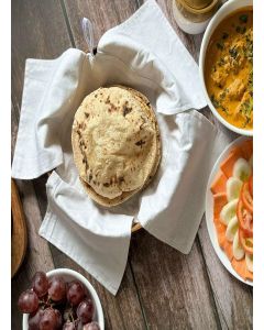 TheHandikrafts Pure Cotton Hygienic Roti Clothes Wrap, Chapati Cover, Sandwich Wrap Cloth for Tiffins (Classic, Pack of 12)