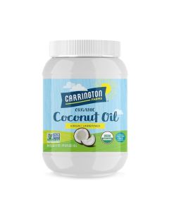 Carrington Farms Organic Virgin Cold Pressed Coconut Oil for Cooking Unrefined Nutrient Dense MCT Oil for Hair Skin NonGMO Vegan GlutenFree Perfect for Baking Sauting 54 Fl Oz