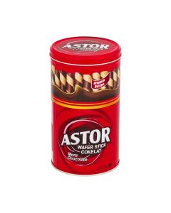 Chocolate Filled Wafer Rolls Sticks Tin