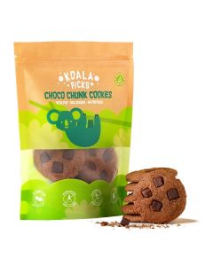 2pcs Choco Chunk & Choco Chip – Healthy Snack for Kids & Adults – No Refined Sugar, No Preservatives – Made with Oats, Date Powder & Cinnamon – 40g Pack – Nutritious Biscuits for Lunchbox
