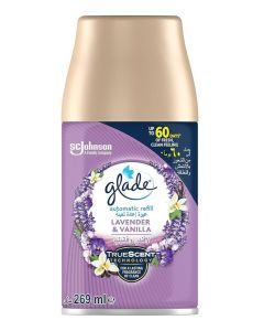 Glade Automatic Spray Refill Lavender & Vanilla Air Freshener, For Up To 60 Days Of Automatic Freshness, 269ml