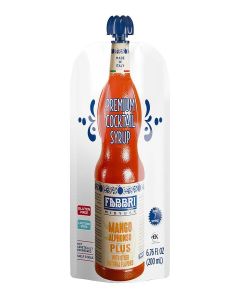 Fabbri Premium Italian Fruit Syrup, Mango Alphonso, 6.76 fl oz (200ml)