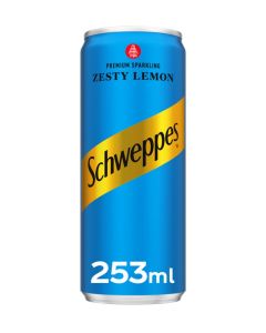 Zesty Lemon Soda Can