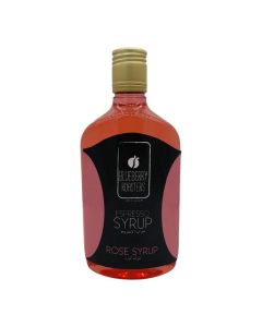 Blueberry Roasters Rose Syrup 500 ml - Double Concentrated Espresso Syrup for Beverages and Desserts