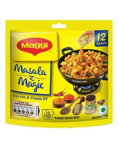 MAGGI Masala-ae-Magic Vegetable Masala, 72g Pouch (6g x 12 Sachets) All in One Masala for Dry Vegetables, Paneer, Dal and more