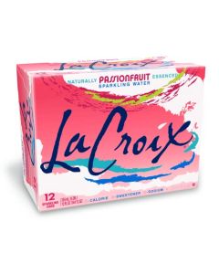La Croix Sparkling Water Passionfruit 12 Fl Oz pack of 12