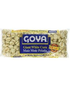 Goya Giant White Corn, Whole White Corn, Dried White Corn Grains, 14oz