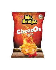 Mr Krisps Cheezos Spicy Flavor Corn Puff Balls- 15gms