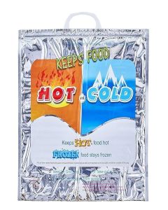MAMYA Hot and Cold Small Bag for Food Storage, Reusable Thermal Aluminium Foil (3 Layer Protection, Size - 50 x 52 cm) (1)