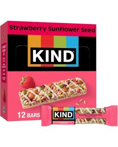KIND Strawberry Sunflower Seed Snack Bars - 12 Count, 5g Protein, Gluten Free