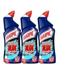 Power Plus Toilet Cleaner Liquid - Fresh Fragrance 750 ml Pack of 3