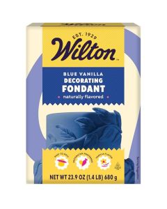 Wilton Decorator Preferred Easy to Roll Fondant for Cakes Cupcakes and Other Fun Desserts 24 Ounce Royal Blue
