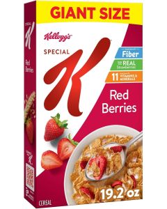 Kellogg's Special K Red Berries Breakfast Cereal, Giant Size, 19.2oz Box