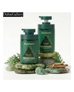 Auonam Usman Grass Side Cypress Leaf Shampoo Soap, Hair Cleansing and Volumizing Wash with Fresh Clean Care, Designed for Everyday Scalp Washing and Easy Pump Dispensing at Home for Convenience