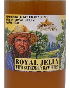 Goshen Honey Raw Royal Jelly Honey with 25g Royal Jelly