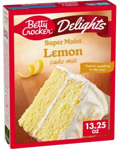 Betty Crocker Delights Super Moist Lemon Cake Mix, 375 g