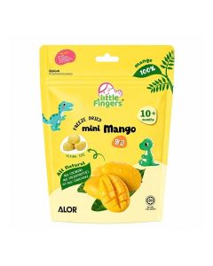 Little Fingers Freeze-Dried Mini Mango 15g / Healthy Baby & Toddler Snack / 10+ Months / No Added Sugar