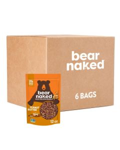 Bear Naked Granola Cereal Breakfast Snacks Peanut Butter 6 Bags