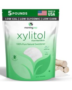 Morning Pep Pure Birch Xylitol Sweetener - 5 LBs
