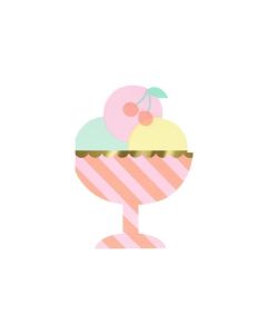 Ice Cream Sundae Napkins