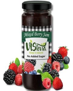 Sugar Free Mixed Berry Jam - Vistevia Diabetic and Keto Safe