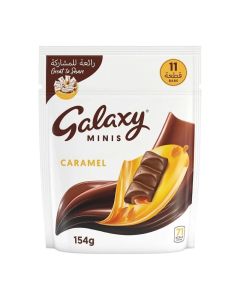 Galaxy Minis Caramel, Mini Chocolate Bars 11 Bars - 154g