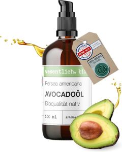 wesentlich Avocado Oil Organic Cold Pressed 100 ml Persea Gratissima