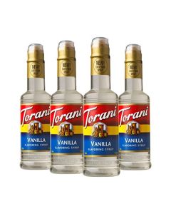 Torani Vanilla Syrup 127 Ounce 4 Count